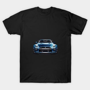 Nissan gtr r35 Front View Car Illustration T-Shirt T-Shirt